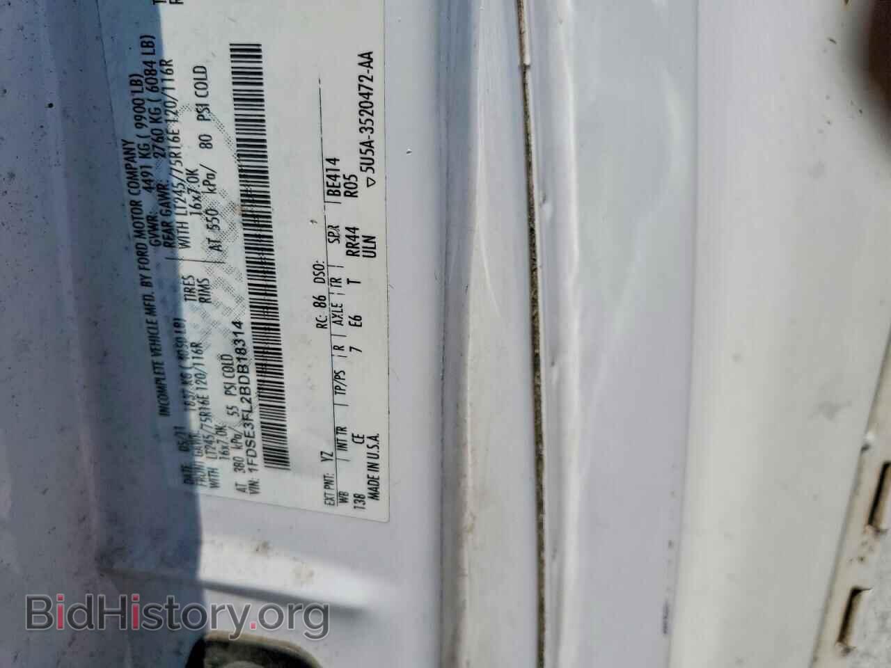 2011 FORD ECONOLINE - VIN: 1FDSE3FL2BDB18314 - Фото 12