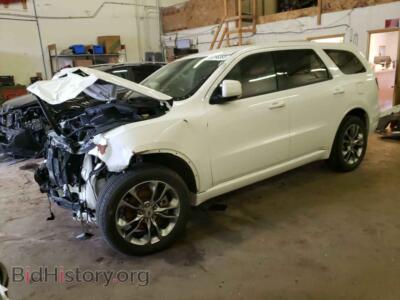 2019 Dodge DURANGO R/T, белый — VIN 1C4SDJCT9KC676540, Copart