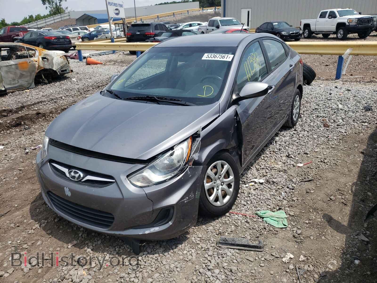 2014 HYUNDAI ACCENT - VIN: KMHCT4AE7EU635122 - Фото 2