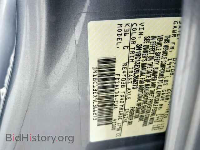 2009 NISSAN VERSA - VIN: 3N1BC13EX9L366273 - Фото 10
