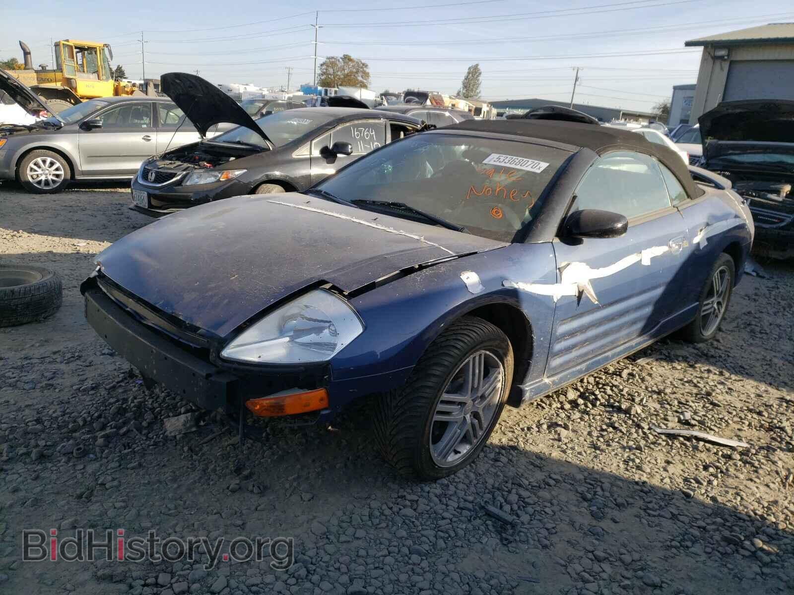 2003 MITSUBISHI ECLIPSE - VIN: 4A3AE55H23E157373 - Фото 2