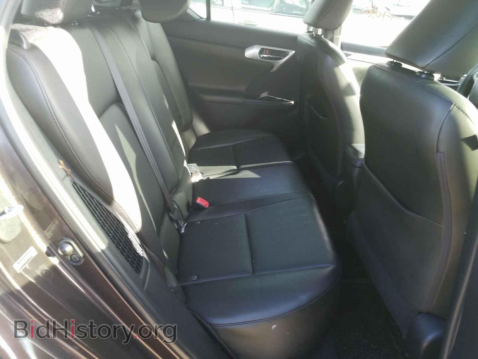 2012 LEXUS CT 200 - VIN: JTHKD5BH9C2101641 - Фото 6