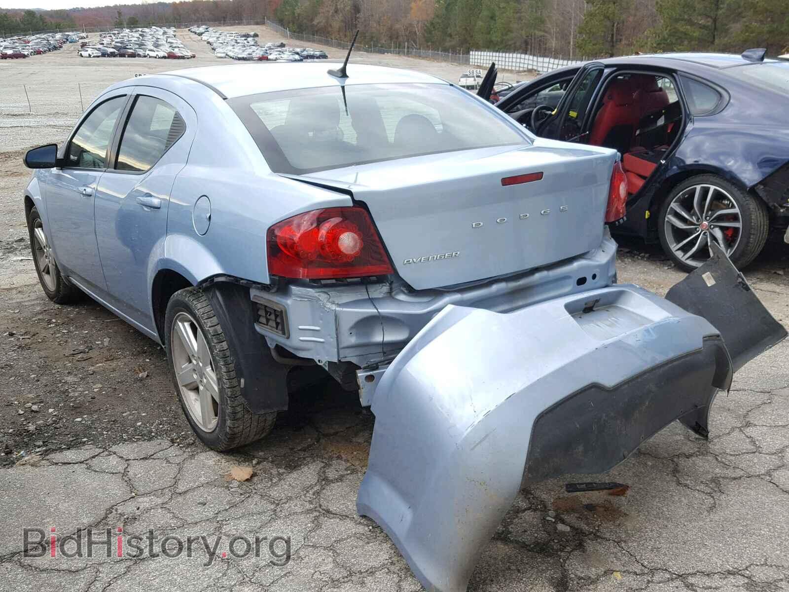 2013 DODGE AVENGER - VIN: 1C3CDZAB9DN661836 - Фото 3
