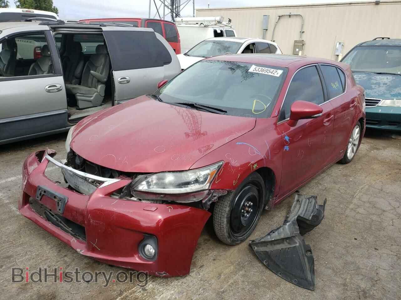 2011 LEXUS CT 200 - VIN: JTHKD5BH7B2028560 - Фото 2