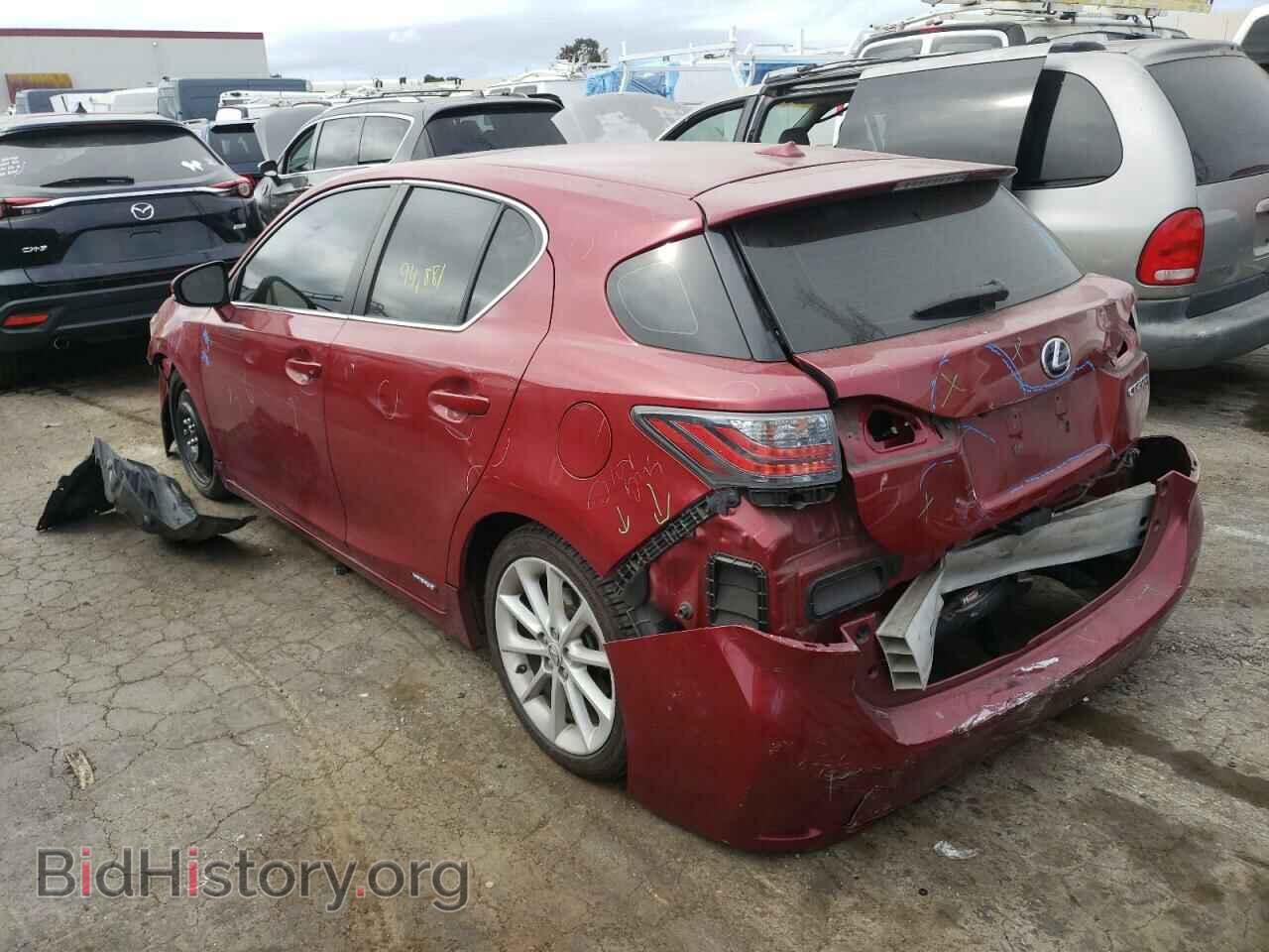 2011 LEXUS CT 200 - VIN: JTHKD5BH7B2028560 - Фото 3