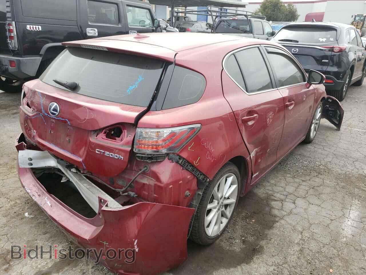 2011 LEXUS CT 200 - VIN: JTHKD5BH7B2028560 - Фото 4
