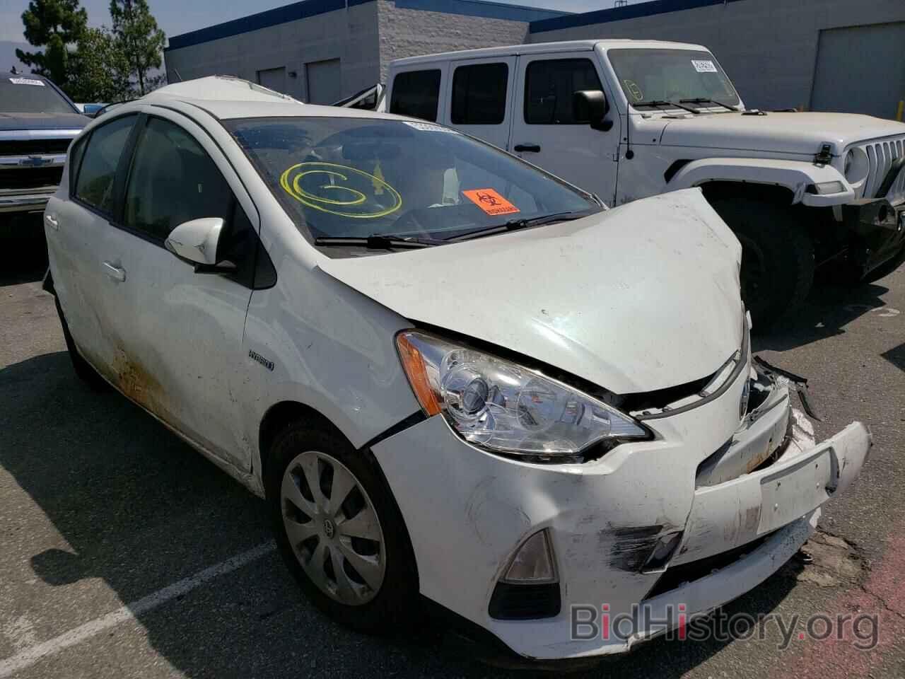 Photo JTDKDTB30E1075188 - TOYOTA PRIUS 2014