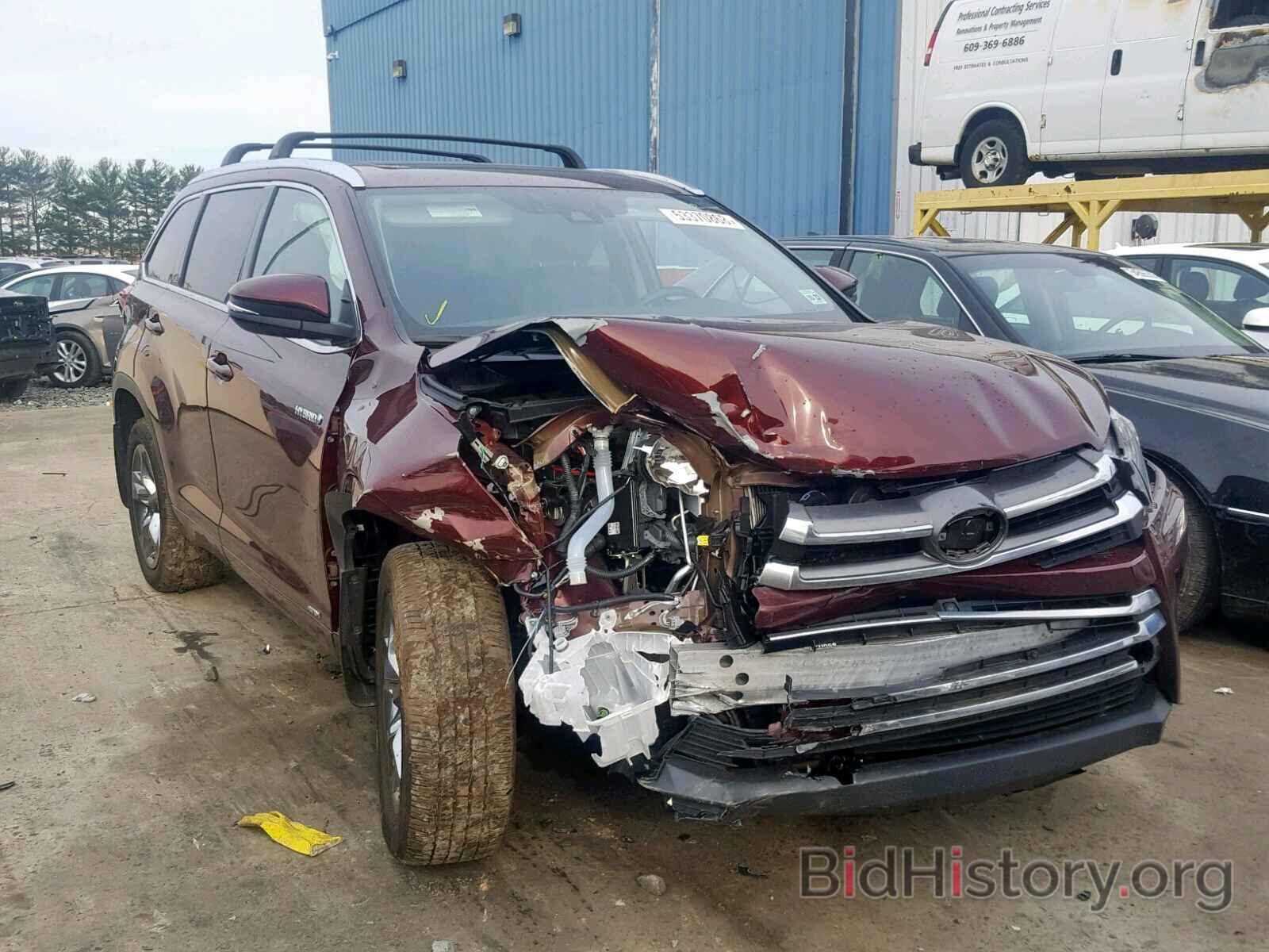 Фотография 5TDDGRFH7HS035206 - TOYOTA HIGHLANDER 2017