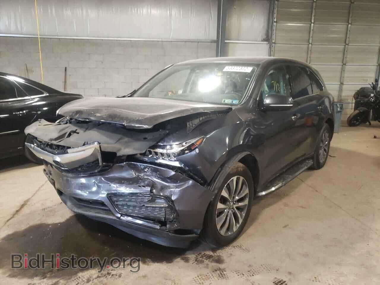 2014 ACURA MDX - VIN: 5FRYD4H49EB033866 - Фото 2