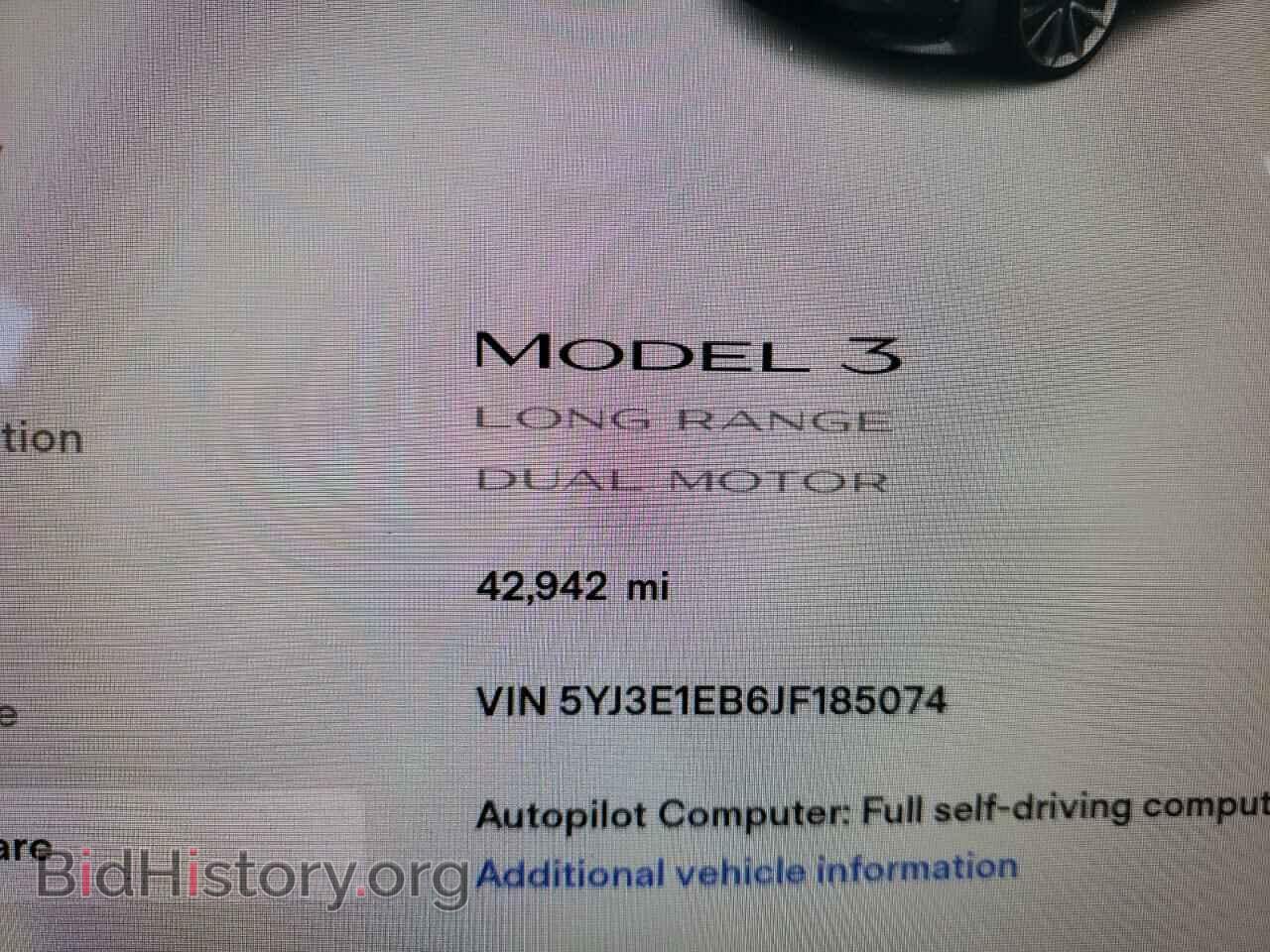 2018 TESLA MODEL 3 - VIN: 5YJ3E1EB6JF185074 - Фото 8