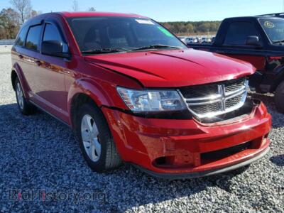 2013 Dodge JOURNEY SE, красный — VIN 3C4PDCAB2DT501002, Copart