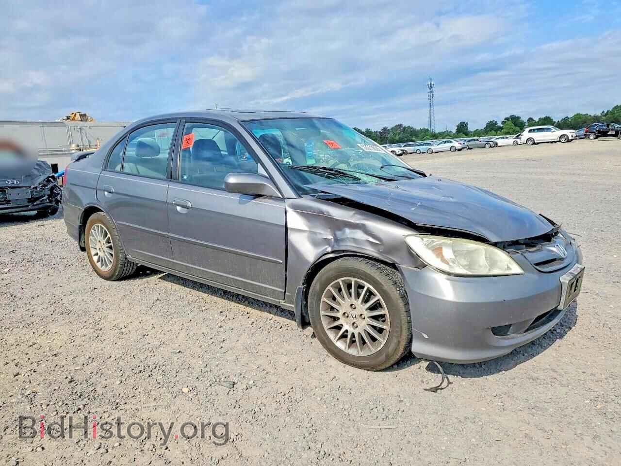 2005 HONDA CIVIC - VIN: 1HGES26705L009529 - Фото 4