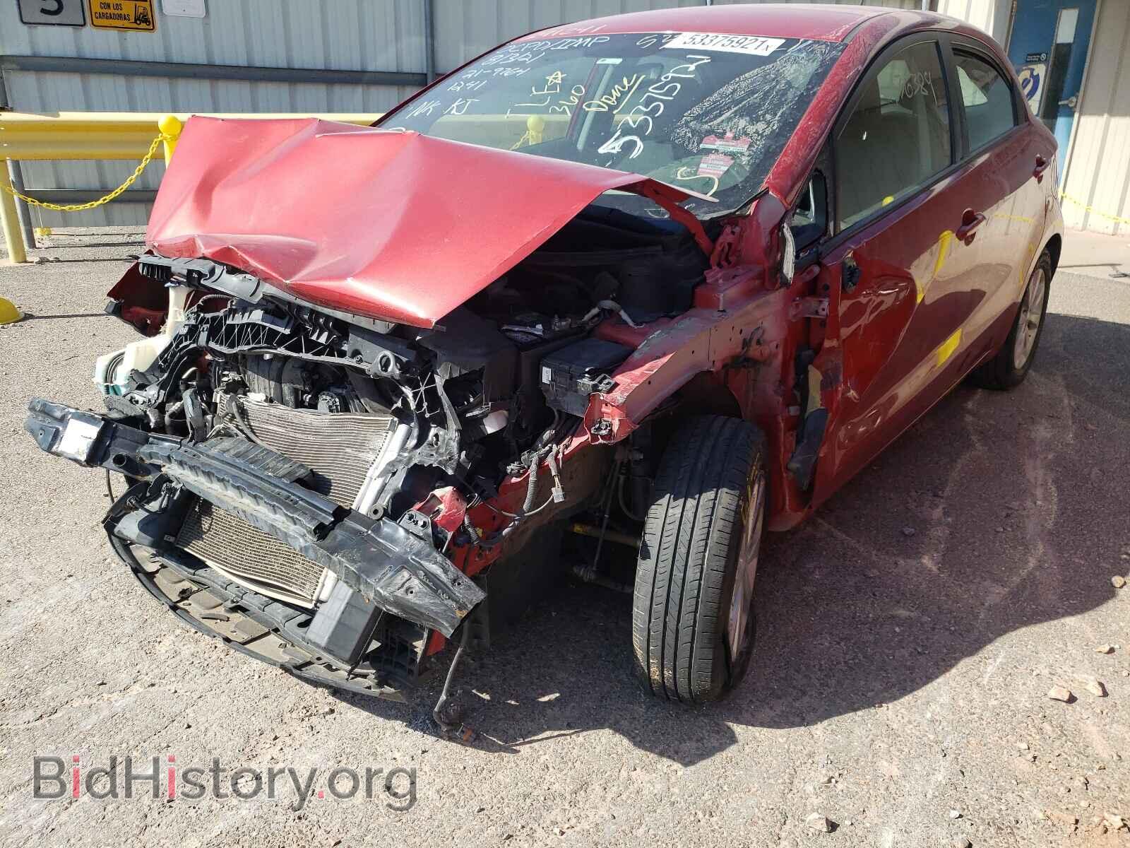 2014 KIA RIO - VIN: KNADN5A39E6391241 - Фото 2