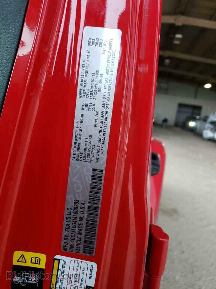 2021 JEEP GLADIATOR - VIN: 1C6JJTEG4ML600203 - Photo 13