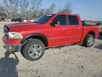 2013 RAM 1500 SLT, red — VIN 1C6RR7LT3DS586545, Copart