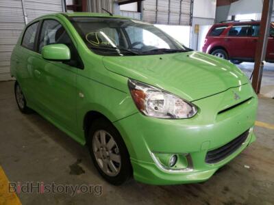 2014 Mitsubishi MIRAGE Mirage ES, зеленый — VIN ML32A4HJ0EH018228, Copart