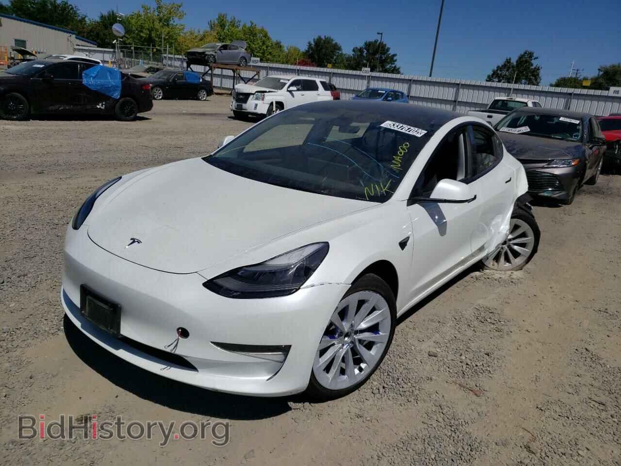 2022 TESLA MODEL 3 - VIN: 5YJ3E1EA2NF144132 - Фото 2