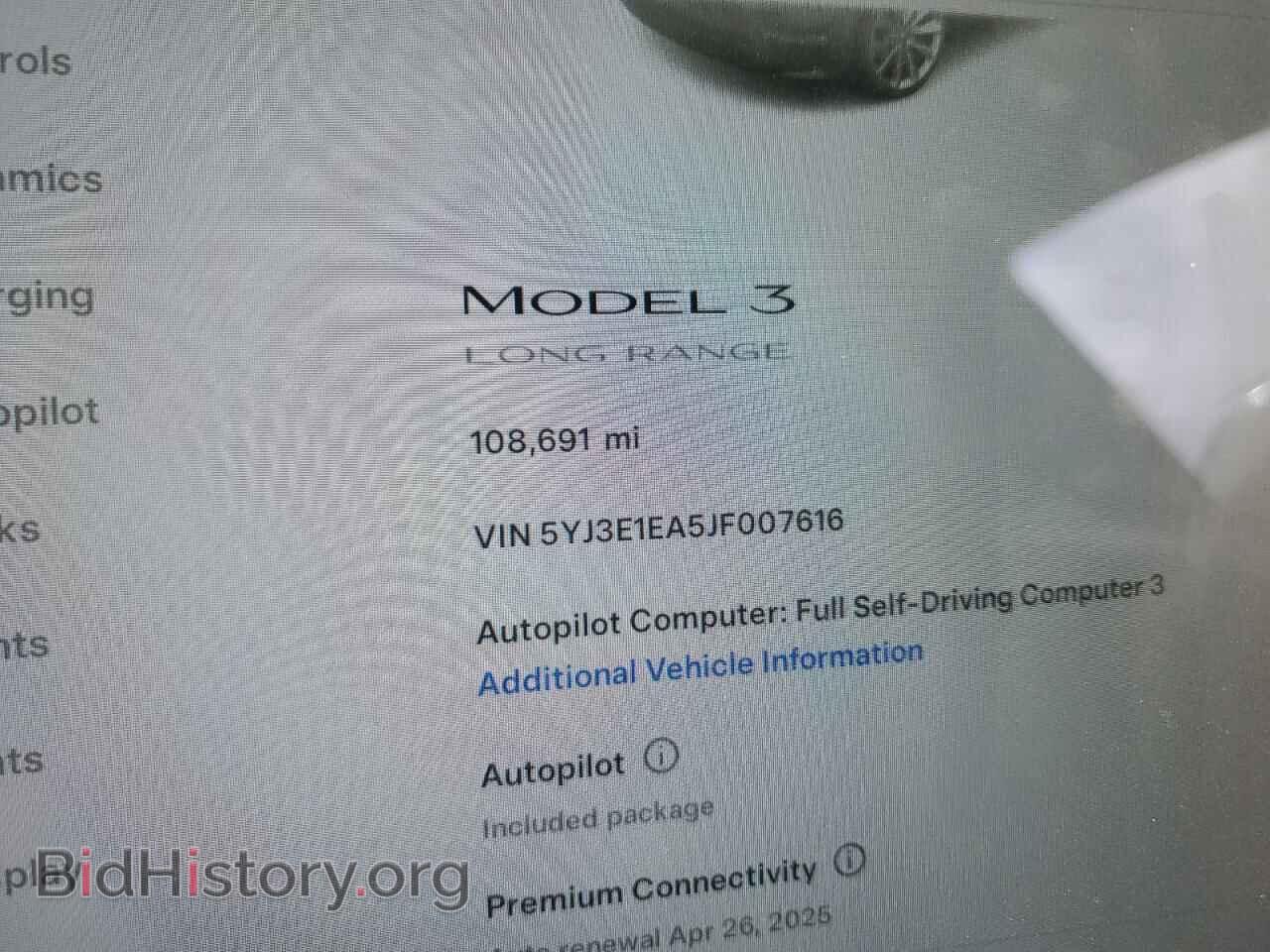 2018 TESLA MODEL 3 - VIN: 5YJ3E1EA5JF007616 - Photo 9