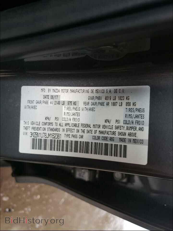 2018 MAZDA 3 - VIN: 3MZBN1U78JM162381 - Фото 10