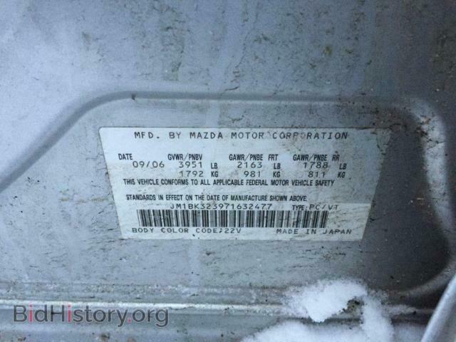 2007 MAZDA 3 S - VIN: JM1BK323971632477 - Фото 9