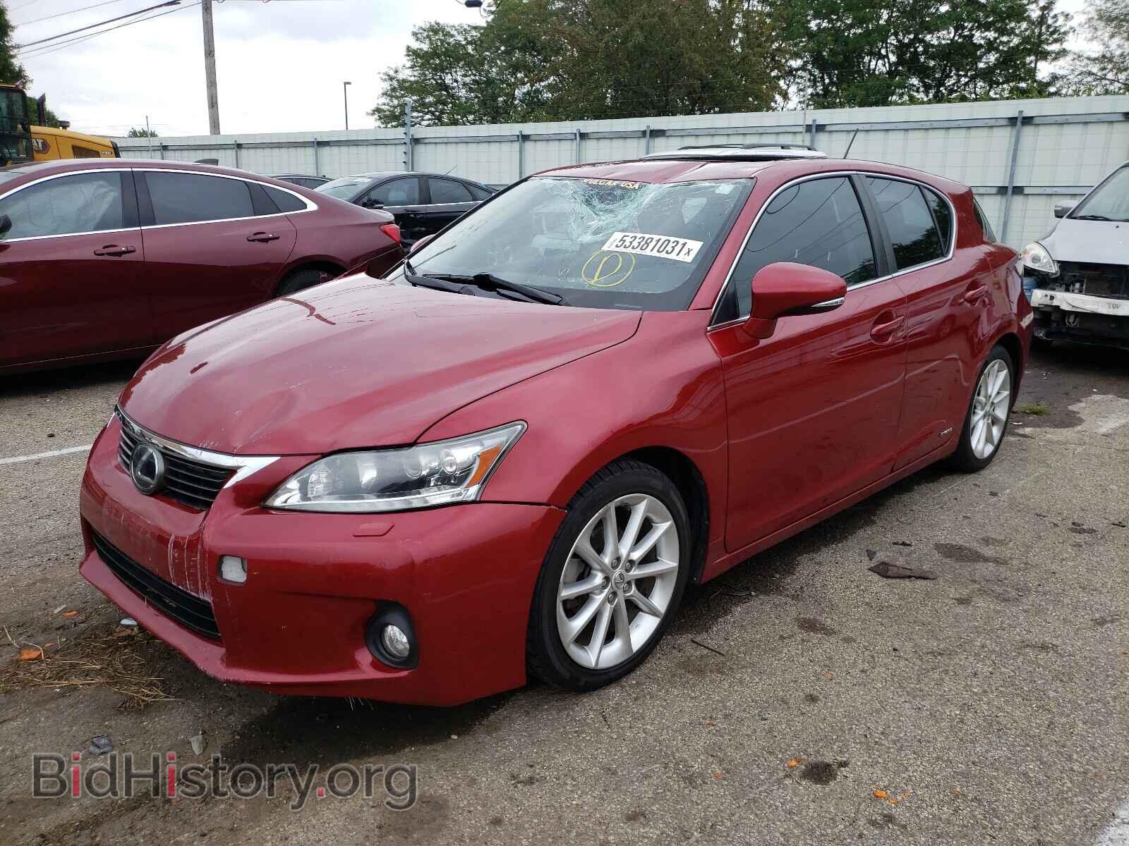 2011 LEXUS CT 200 - VIN: JTHKD5BH9B2000565 - Фото 2