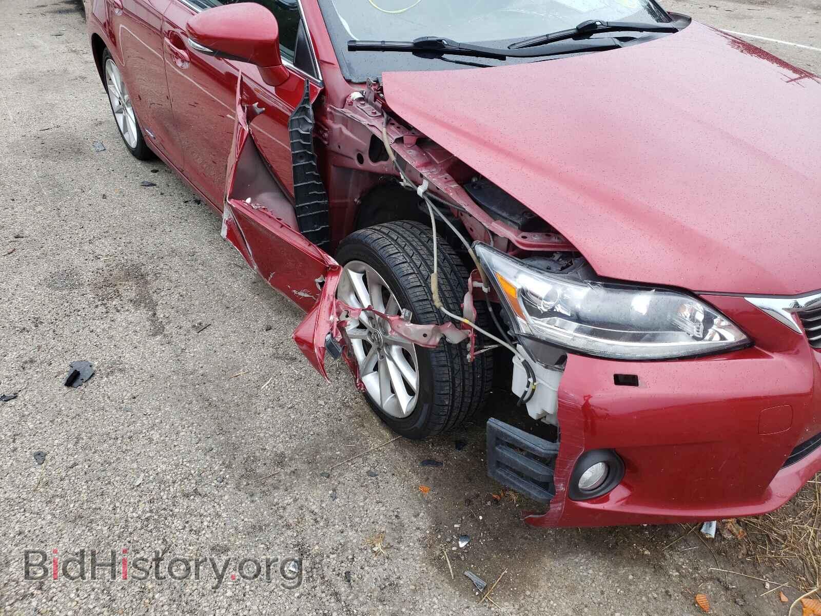 2011 LEXUS CT 200 - VIN: JTHKD5BH9B2000565 - Фото 9
