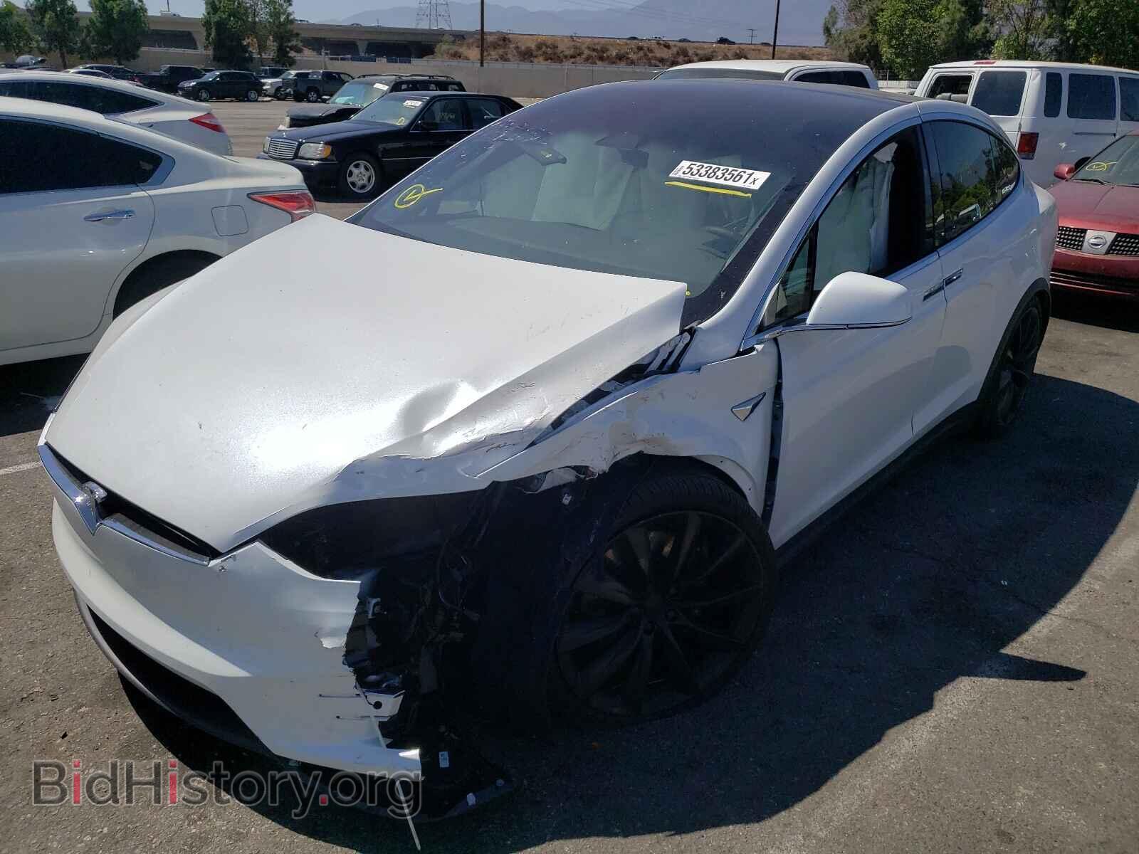 2021 TESLA MODEL X - VIN: 5YJXCBE20MF323659 - Фото 2