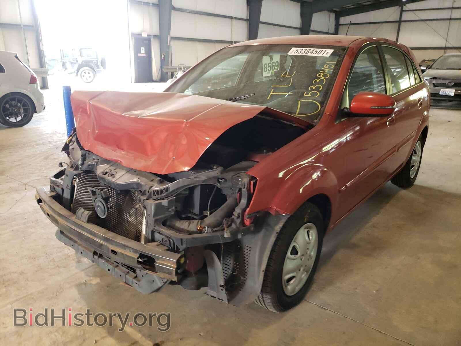2011 KIA RIO - VIN: KNADH5A35B6767758 - Фото 2