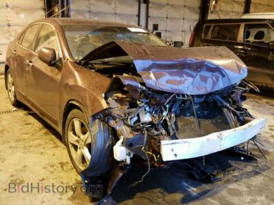 2010 Acura TSX, бордовый — VIN JH4CU2F68AC007205, Copart