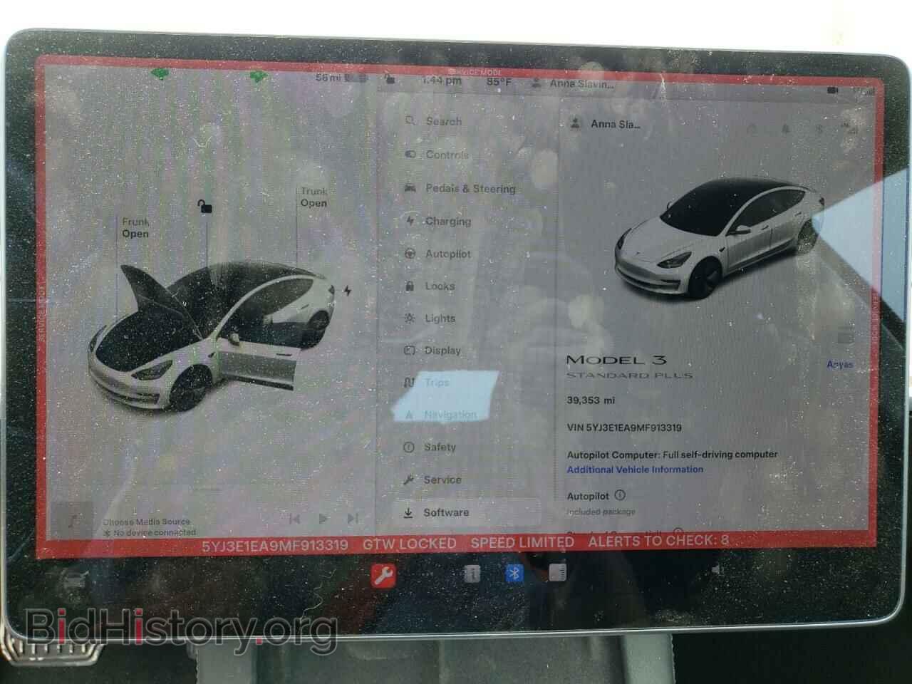 2021 TESLA MODEL 3 - VIN: 5YJ3E1EA9MF913319 - Photo 9