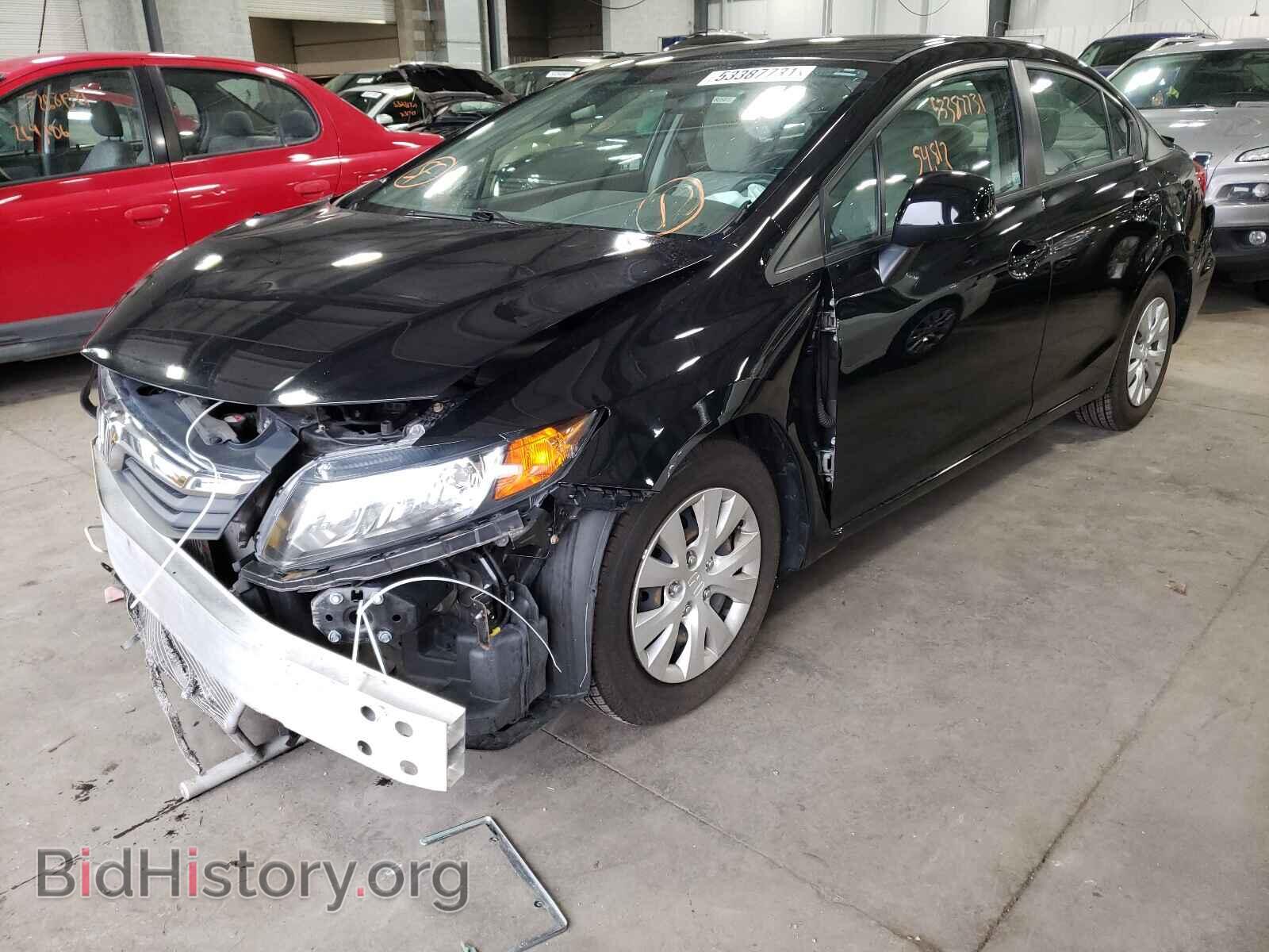 2012 HONDA CIVIC - VIN: 19XFB2F52CE078116 - Фото 2