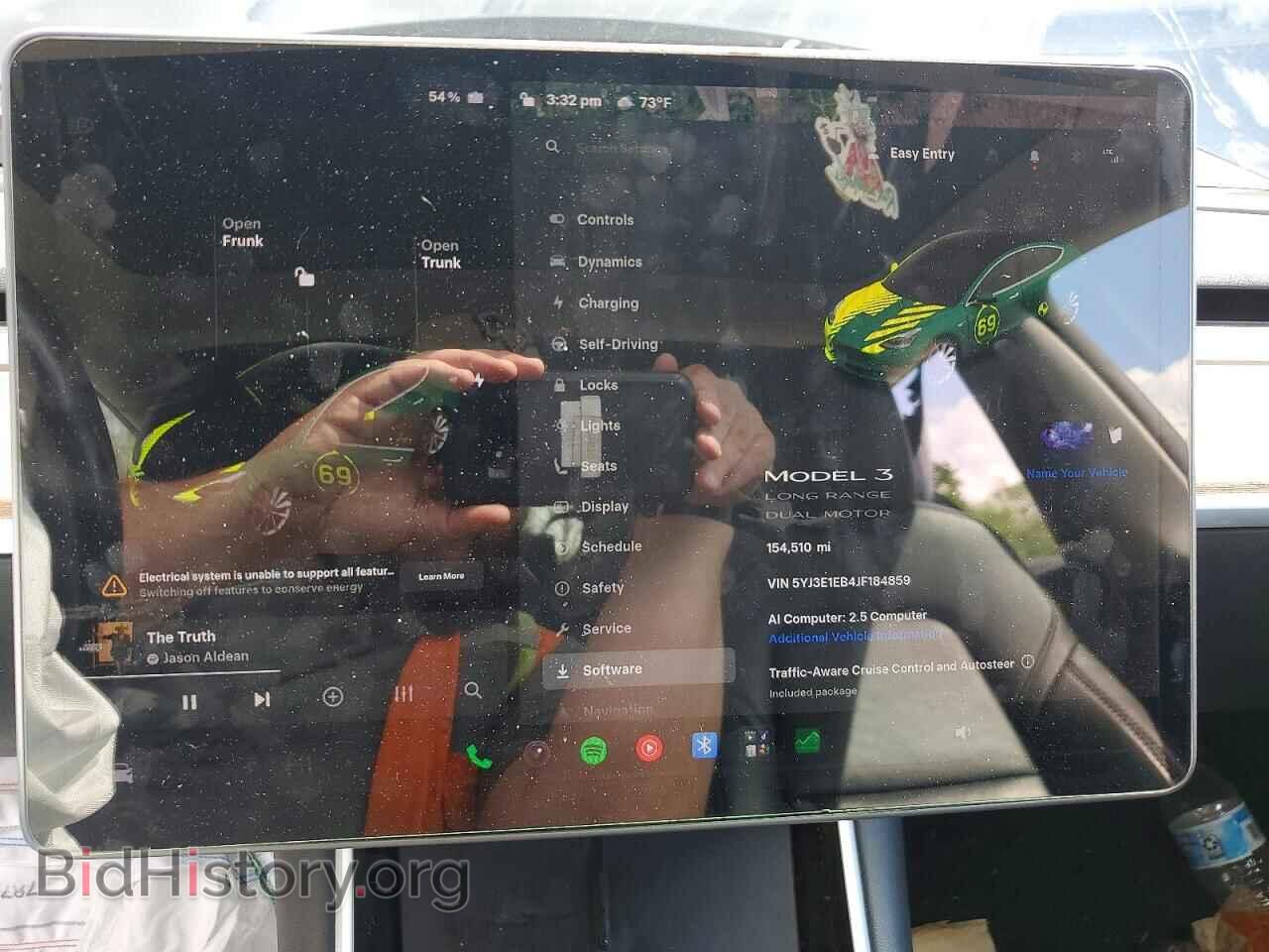 2018 TESLA MODEL 3 - VIN: 5YJ3E1EB4JF184859 - Фото 9