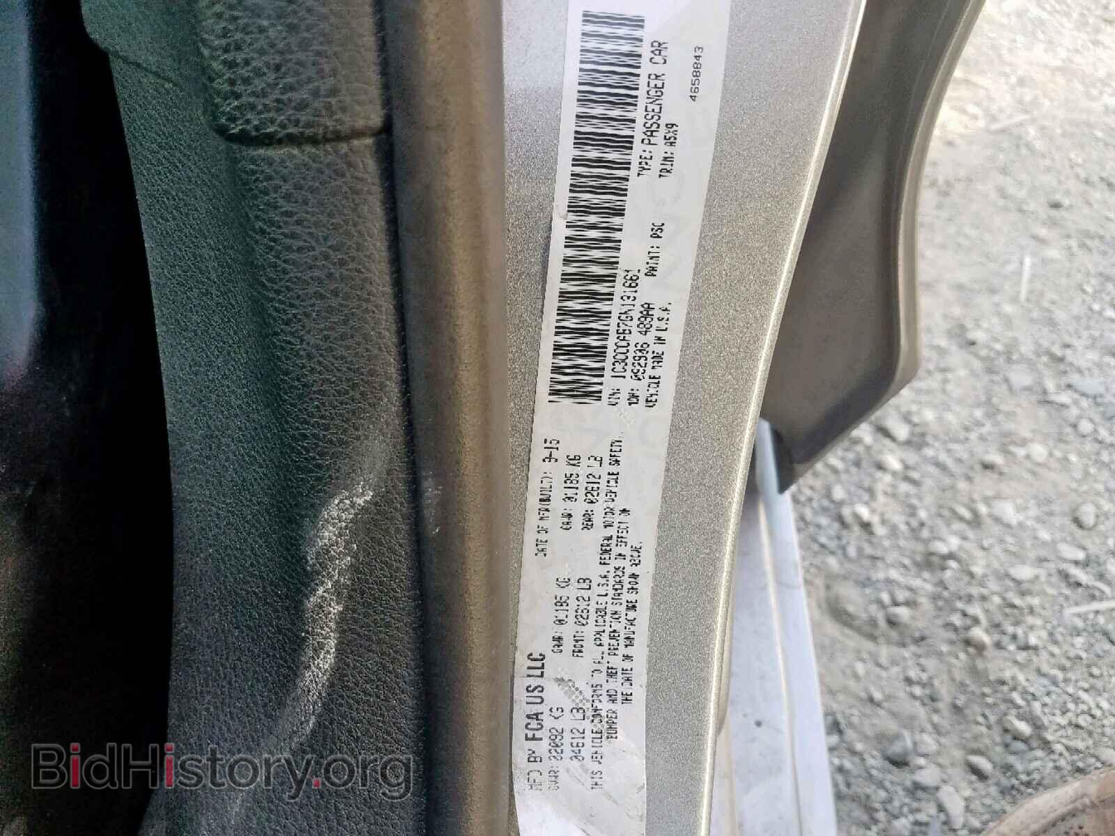 2016 CHRYSLER 200 - VIN: 1C3CCCAB7GN131661 - Photo 10