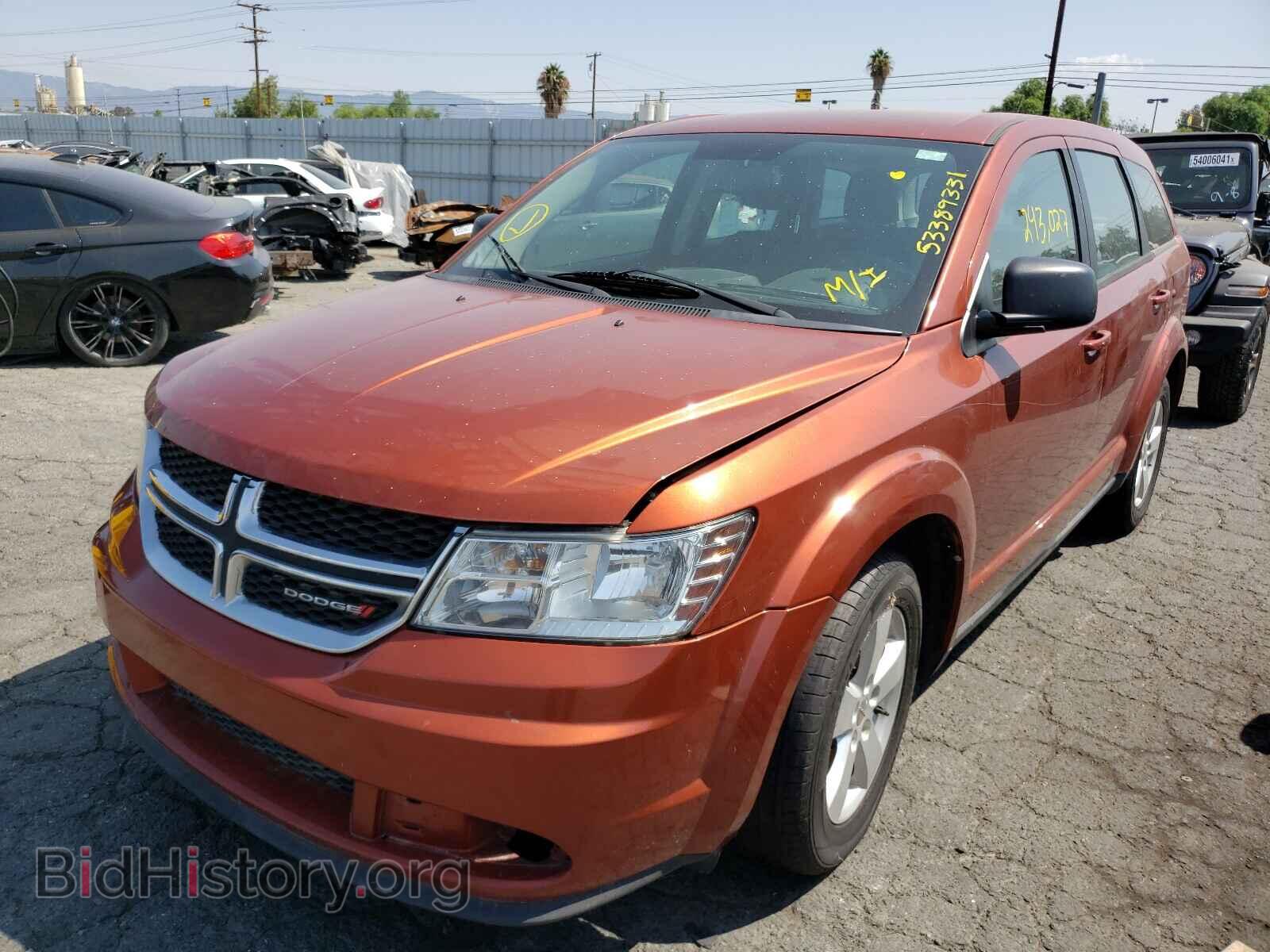 2013 DODGE JOURNEY - VIN: 3C4PDCAB4DT500935 - Фото 2