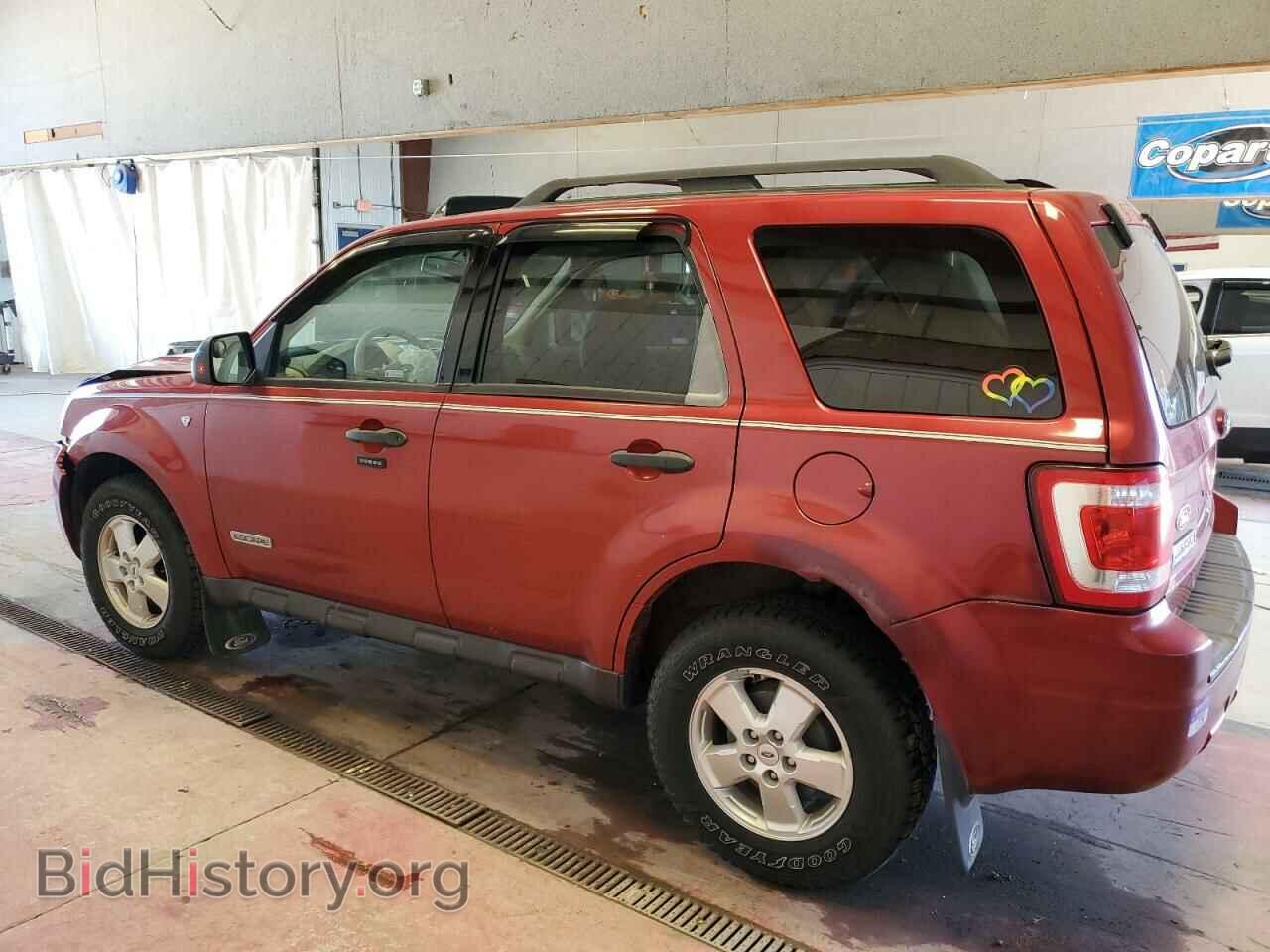 2008 FORD ESCAPE - VIN: 1FMCU93108KB50163 - Фото 2
