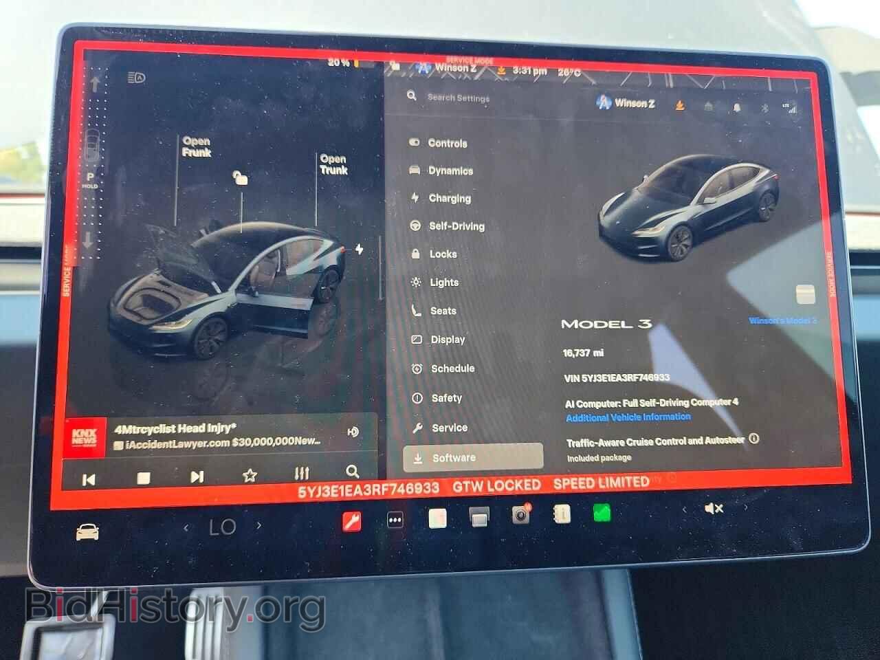 2024 TESLA MODEL 3 - VIN: 5YJ3E1EA3RF746933 - Photo 9