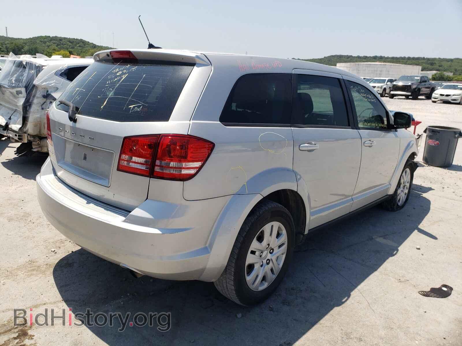 2014 DODGE JOURNEY - VIN: 3C4PDCAB2ET258664 - Фото 4