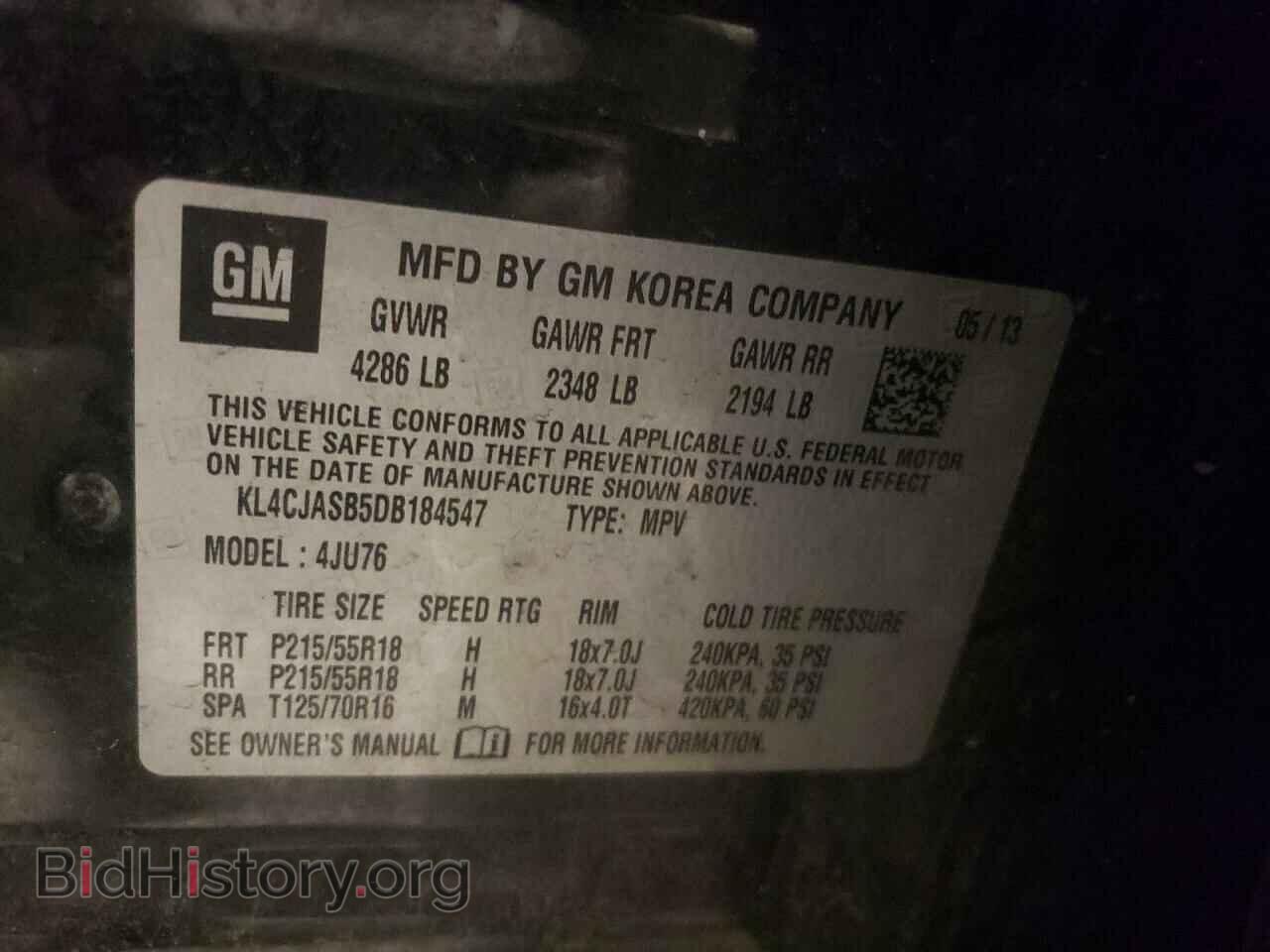 2013 BUICK ENCORE - VIN: KL4CJASB5DB184547 - Photo 10