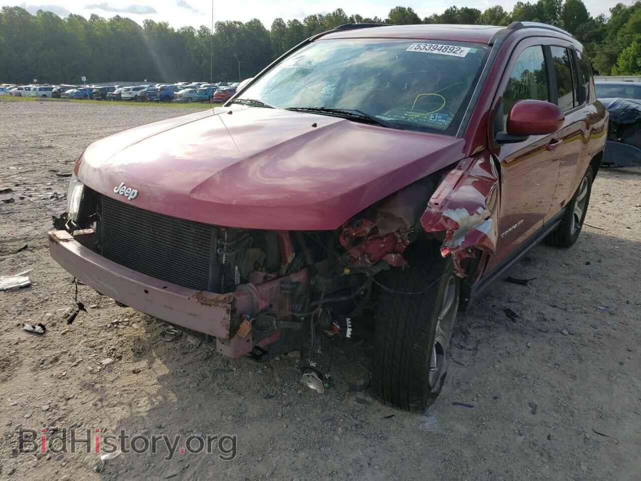 2016 JEEP COMPASS - VIN: 1C4NJDEB4GD773285 - Фото 2