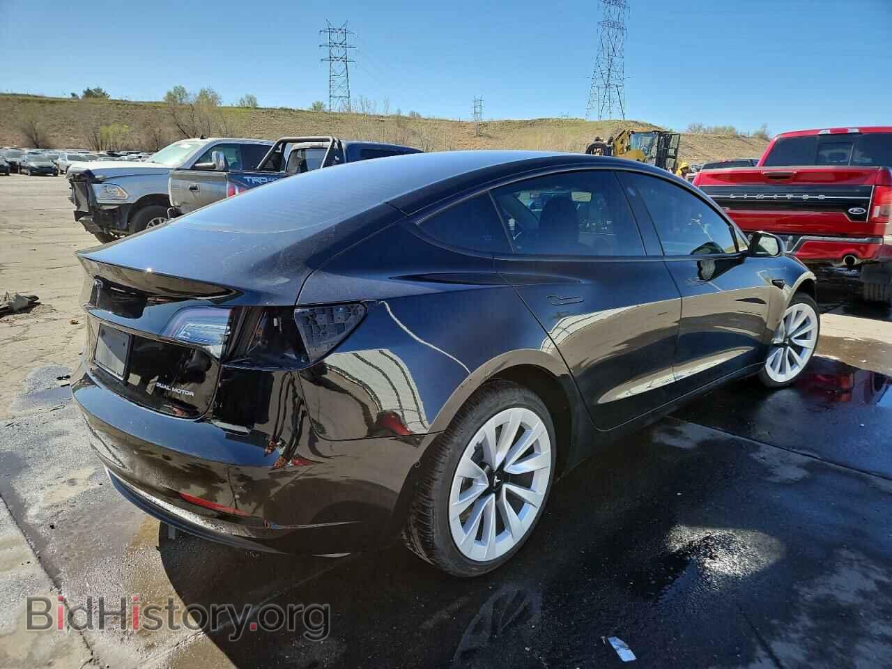 2022 TESLA MODEL 3 - VIN: 5YJ3E1EB5NF205661 - Фото 3
