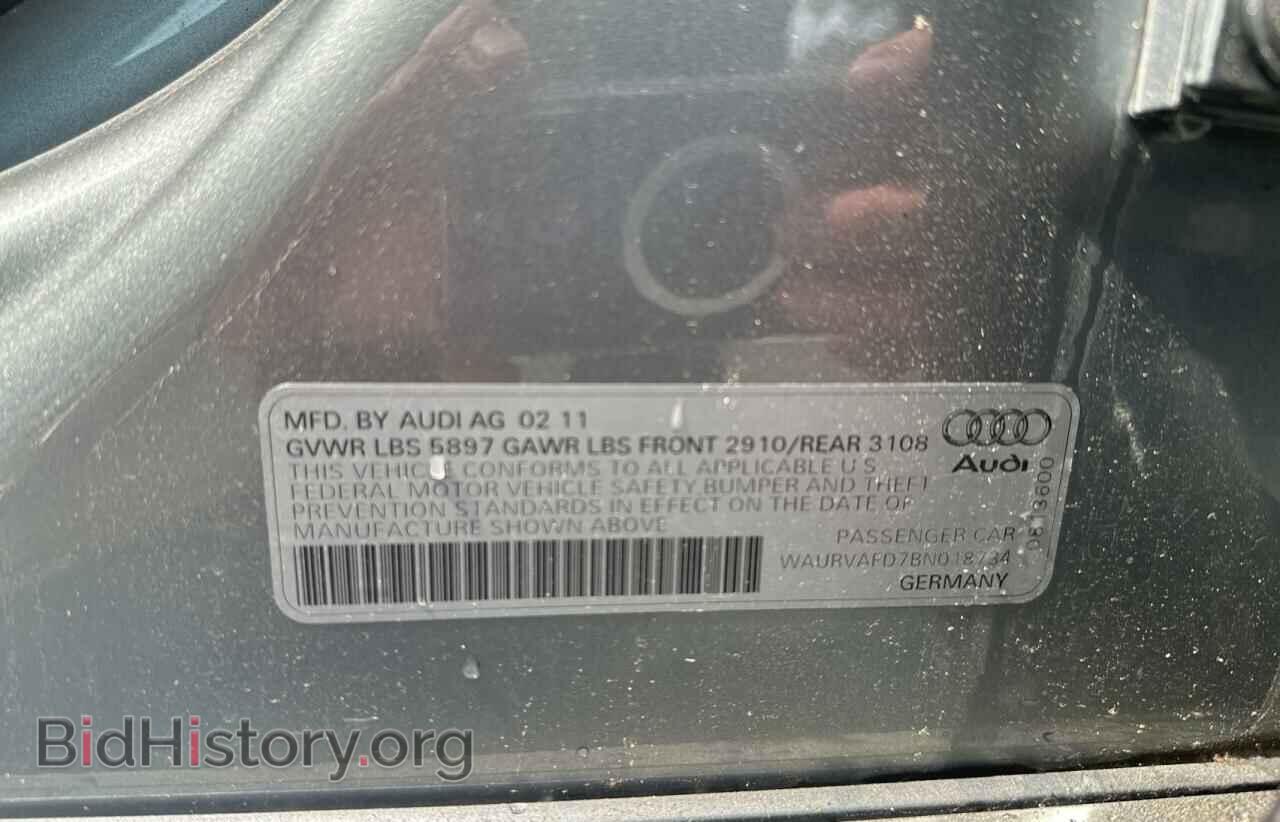 2011 AUDI A8 - VIN: WAURVAFD7BN018734 - Фото 10