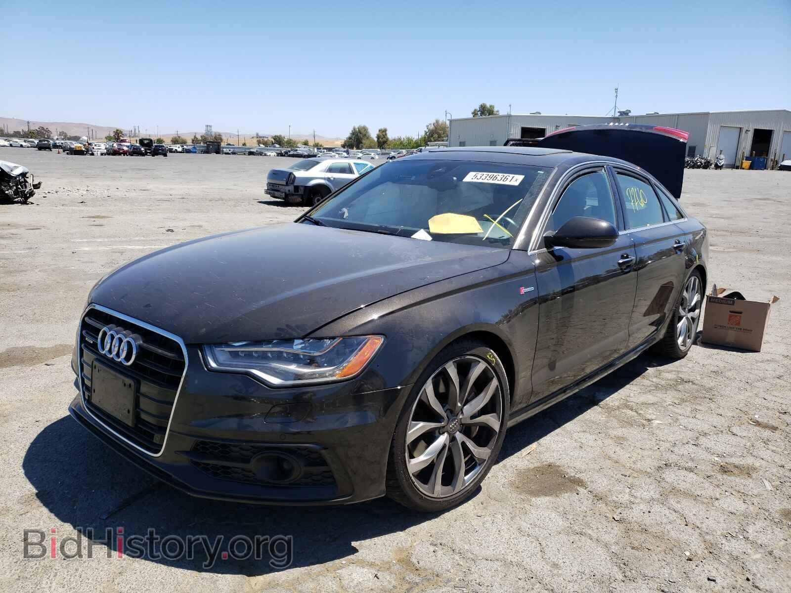 2013 AUDI A6 - VIN: WAUHGAFC6DN063793 - Фото 2
