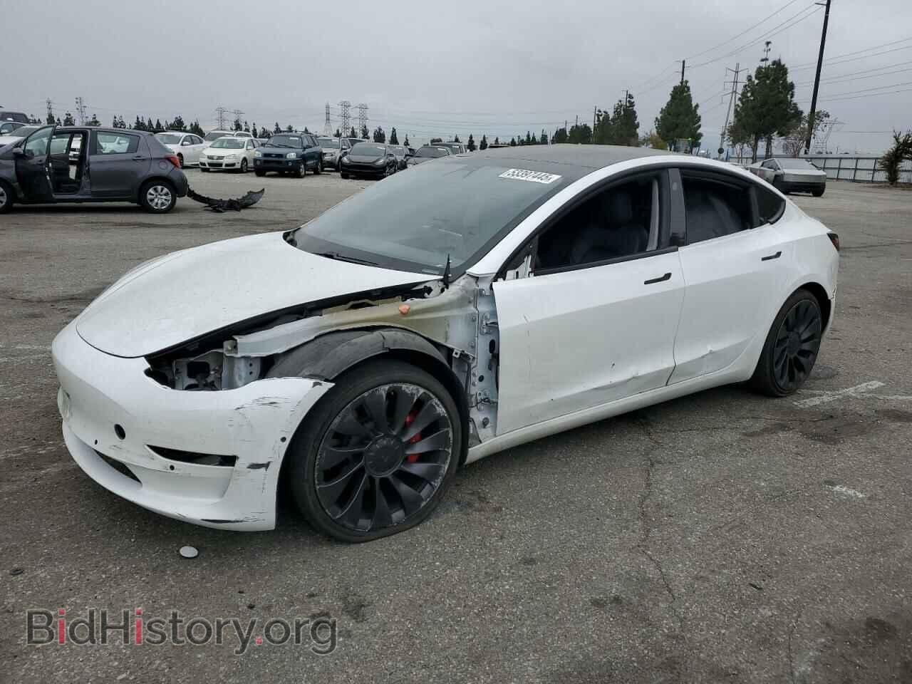 Photo 5YJ3E1EC4MF037759 - TESLA MODEL 3 2021