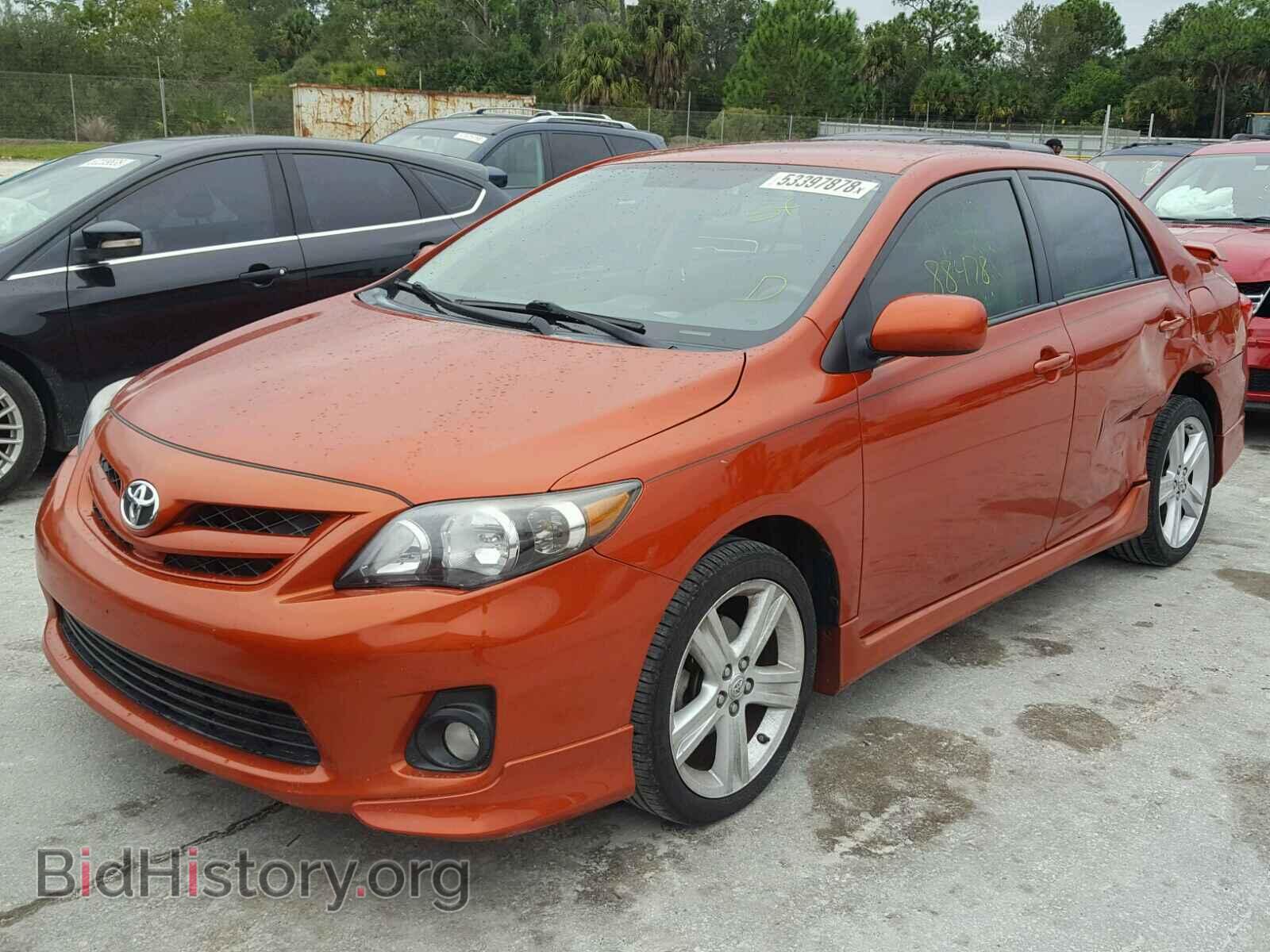 2013 TOYOTA COROLLA BA - VIN: 2T1BU4EE4DC066359 - Фото 2