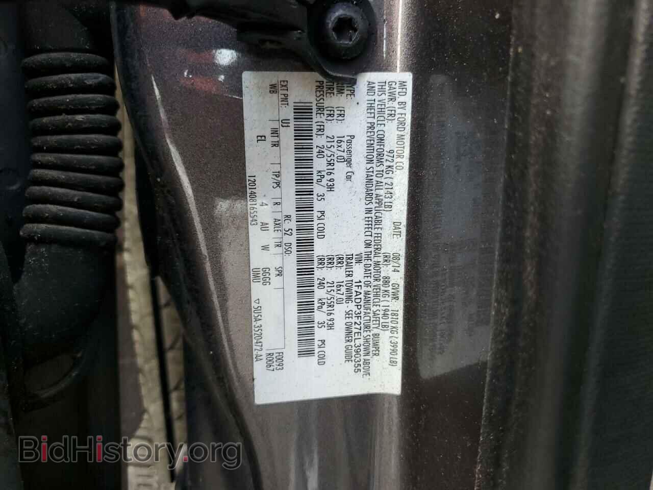 2014 FORD FOCUS - VIN: 1FADP3F27EL390355 - Photo 13