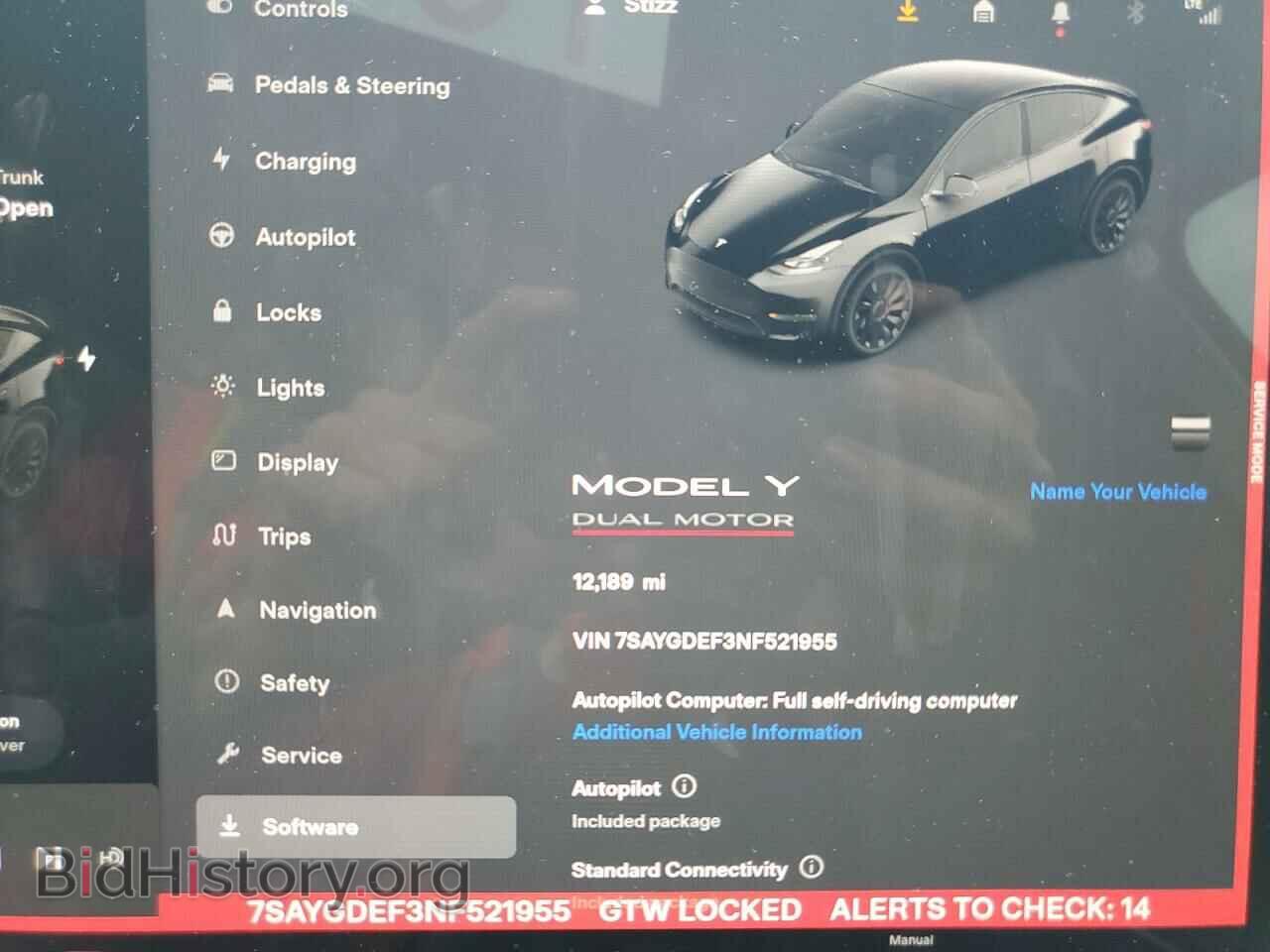 2022 TESLA MODEL Y - VIN: 7SAYGDEF3NF521955 - Фото 9