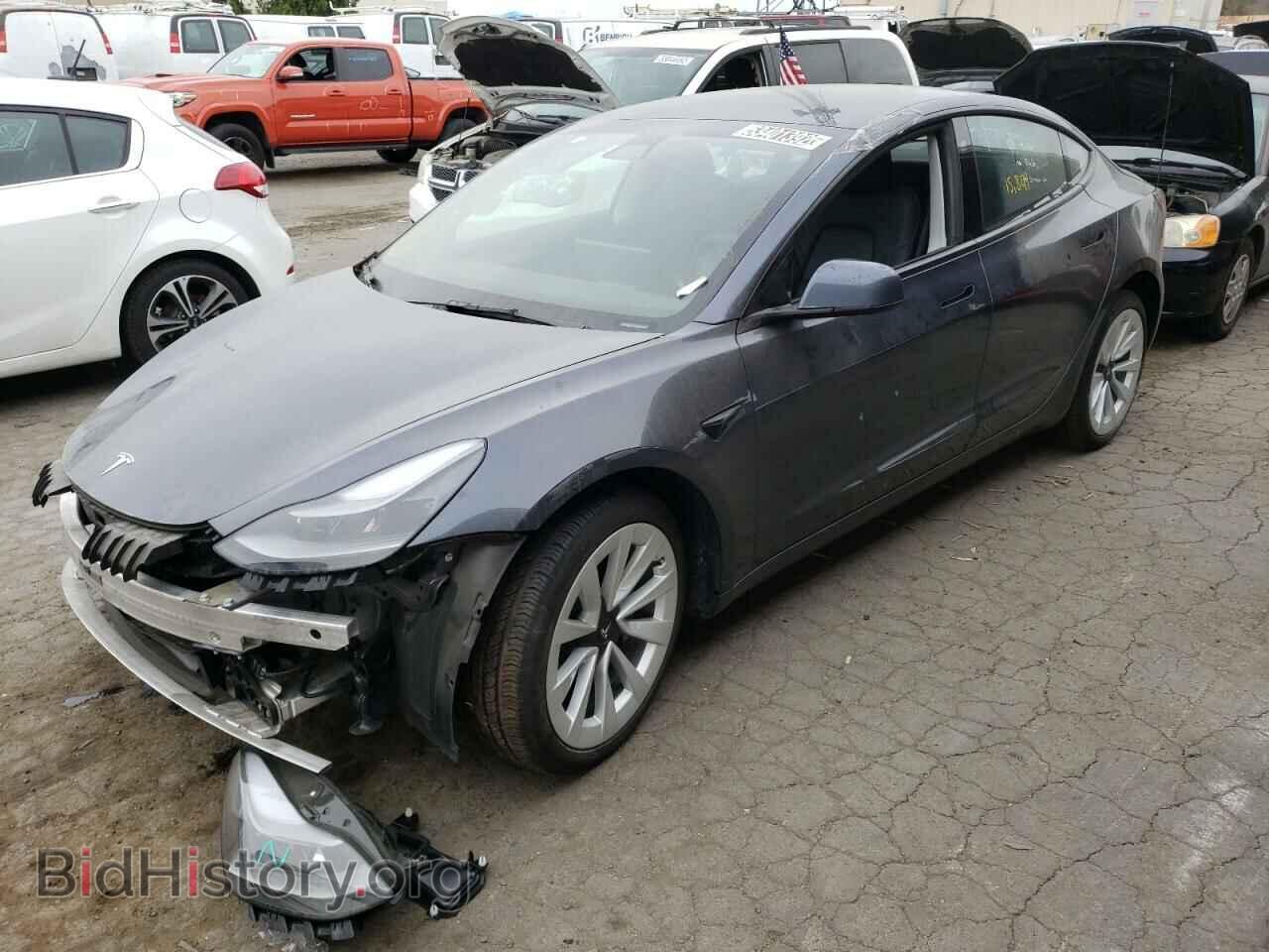 2022 TESLA MODEL 3 - VIN: 5YJ3E1EB7NF145754 - Photo 2