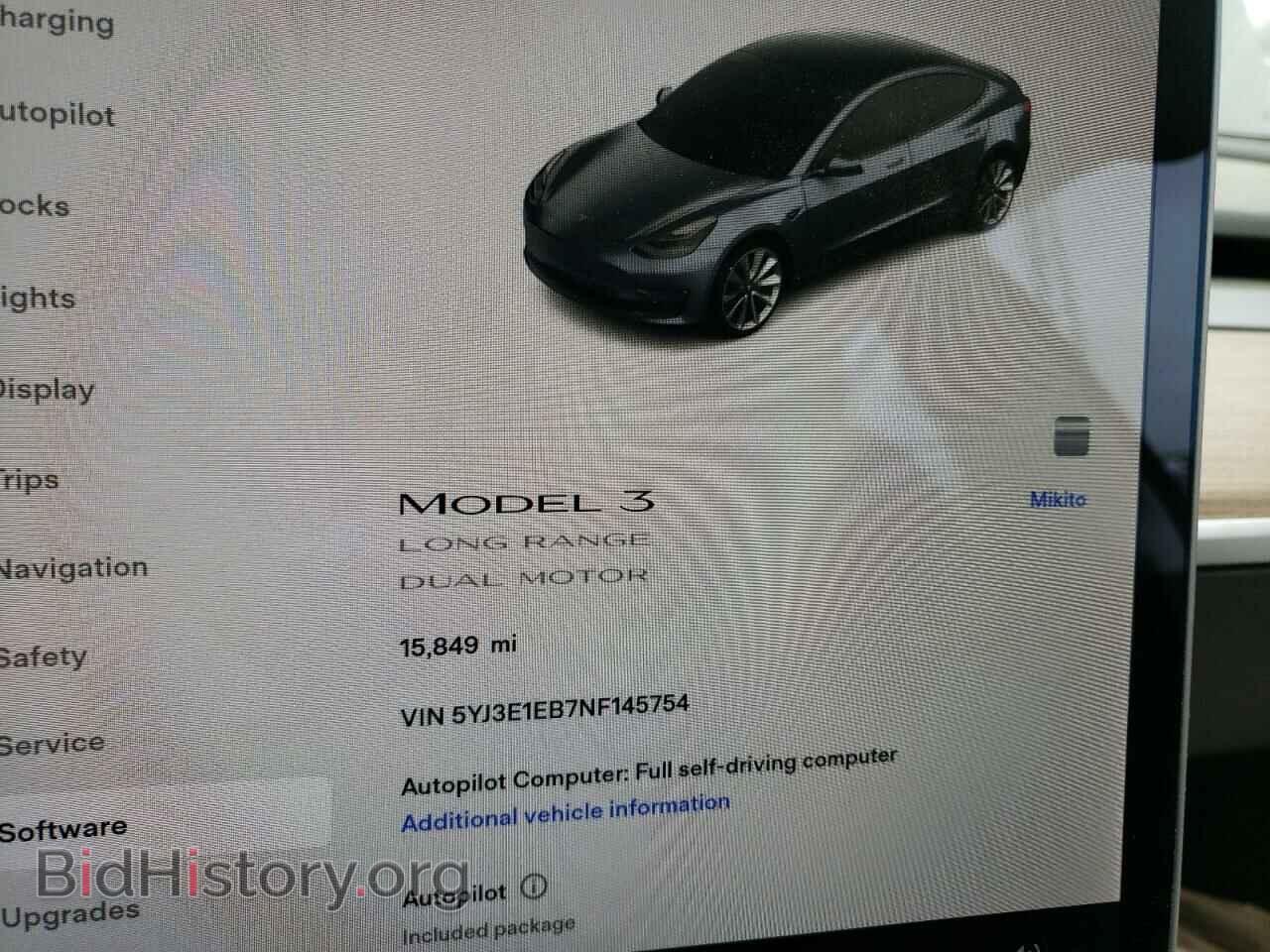 2022 TESLA MODEL 3 - VIN: 5YJ3E1EB7NF145754 - Photo 8