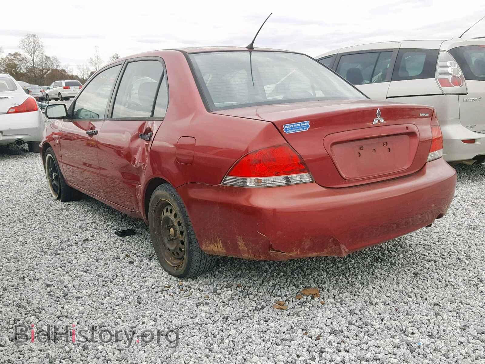 2006 MITSUBISHI LANCER - VIN: JA3AJ26E36U061603 - Фото 3