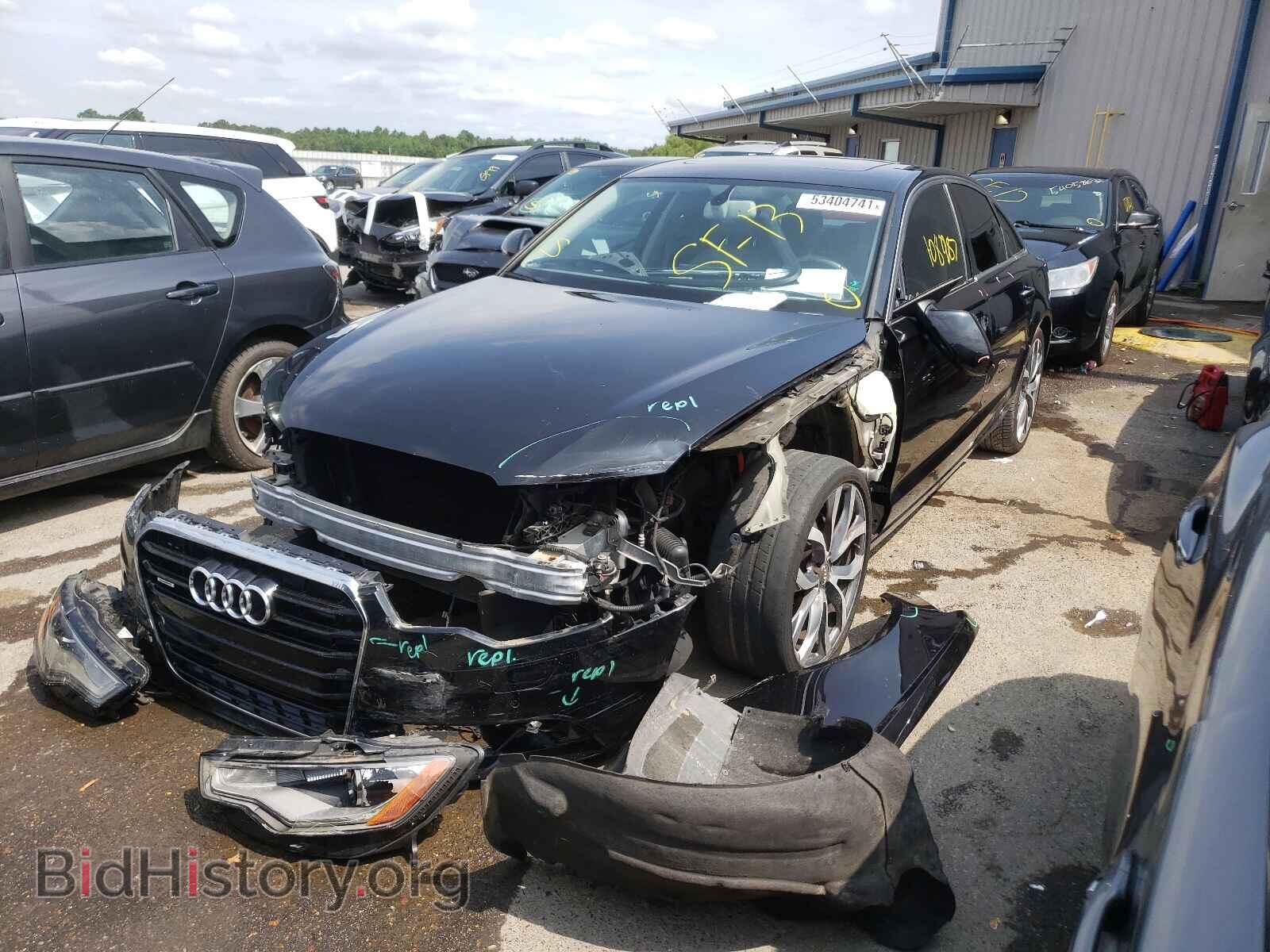 2013 AUDI A6 - VIN: WAUGFAFC6DN050802 - Фото 2